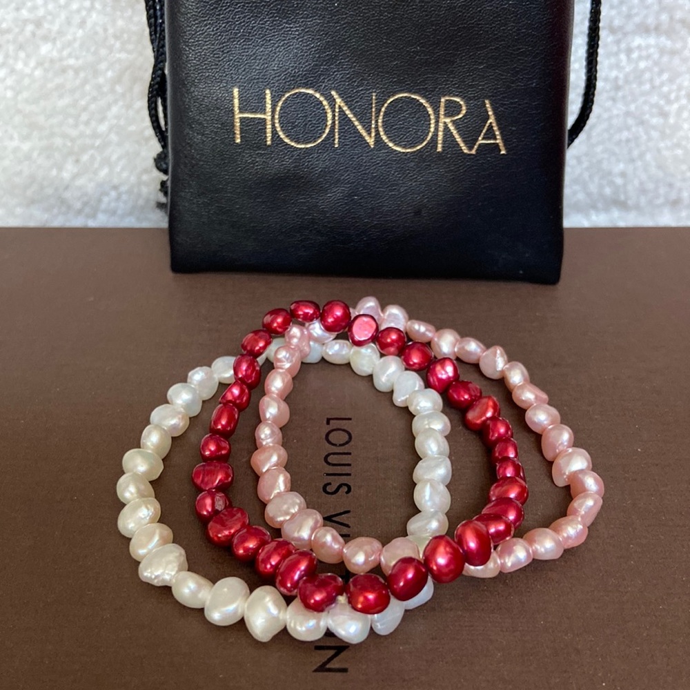 honora fresh water baroque pearl stretch bracelet